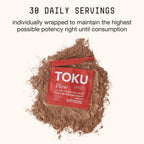 Toku Nattokinase 10,800 FU Supplement with Vitamin K2 MK7 & Oat Beta Glucan, Daily Circulation Support Powder, Plant-Based Drink Mix, Soy-Free, 30 Single-Serve Packets