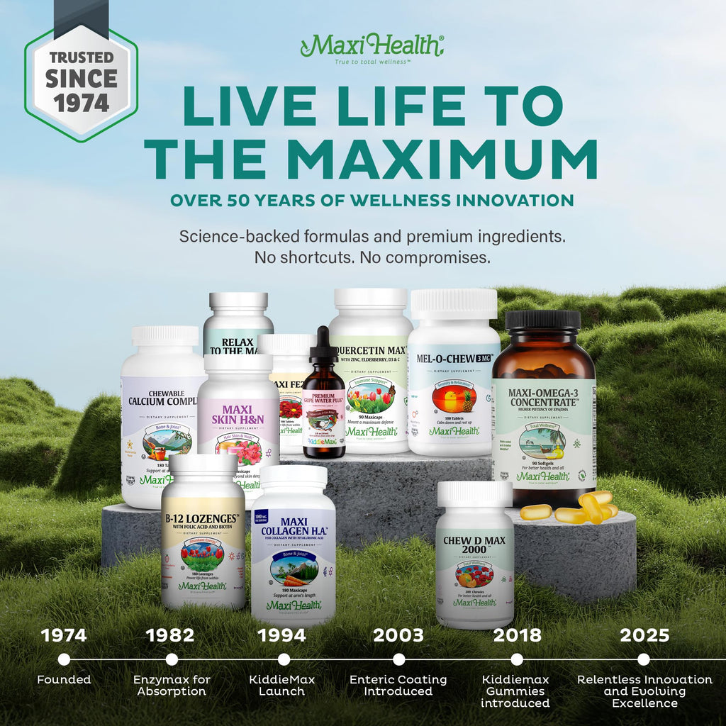 Maxi Health Multivitamin – Easy to Swallow Multi Vitamin Capsules with 30 Nutrients, Iron & Probiotics – Kosher Daily Multivitamins Small Capsules for Wellness Support & Digestive Ease (60 Units)