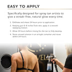 Norvell Tuscan Plus Spray Tan Solution 8 fl oz – Professional Sunless Tanning Formula with Caramel Brown & Rose Colors, Instant Natural Color, Long Lasting, Streak Free Results