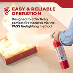 Kidde FA110G Multi Purpose Fire Extinguisher, Wall Mount, for Home/Office/Dorm/Residential, 1A10BC