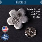 Danforth Forget-Me-Not Lapel Pin | Pewter Handcrafted in USA