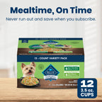 Blue Buffalo Delights Variety Pack Small Breed Wet Dog Food, 3.5 oz, 12 ct