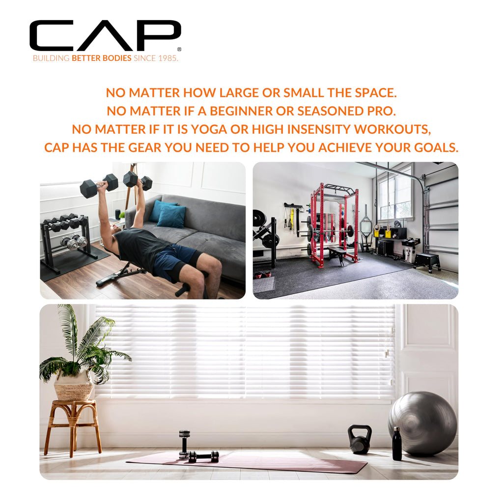 CAP Barbell Black Cast Iron Kettlebell | 10 Pounds