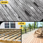 Hanotic Joist Tape for Decking 2" x 50', 1 Rolls Weatherproof Butyl Sealant Tape - Waterproof and Anti-Corrosion for Extend Deck Life for Wood Joists Beams Roof Rv