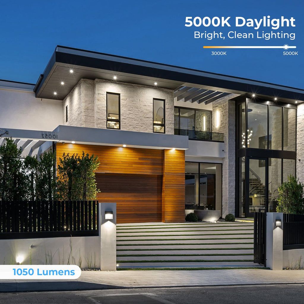 GvvooHome 10 Pack PAR38 LED Outdoor Flood Light Bulbs, 100W Equivalent, 5000K Daylight White, Dimmable Waterproof LED Floodlight for Porch Yard Garage, E26 Base 1050LM, 13W, 15,000 Hrs
