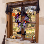 SHAVINGFUN Halloween Wreath-Halloween Wreaths for Front Door