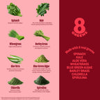 8Greens Supergreens Gummies | Super Greens Powder Superfood Gummy for Metabolism, Immunity & Focus, Digestive Health Enzymes, Organic: Chlorella, Spirulina, Aloe Vera, Apple Flavor, 50 Count