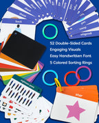 Toddler Flash Cards - Learn Colors, Numbers, Shapes, Opposites on Thick Jumbo Flashcards for Early Learners - Teacher Designed for Preschool, Kindergarten & Toddlers