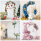 7.2FT Metal Arch Backdrop Stand Gold Wedding Balloon Frame Pergola Arbor