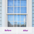 Rejuvenate High Performance Outdoor Window Spray and Rinse Cleaner with Hose End Adapter Instantly Removes Grime and Dirt Streak-Free Shine (32 oz)