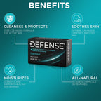 Defense Soap 5pk All Natural Oatmeal Bar Soap for Men | Made by Wrestlers with Tea Tree Oil & Eucalyptus Oil to Promote Healthy Skin