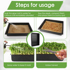 6 Pack Microgreens Growing Kit, Microgreens Trays for Indoor Gardening