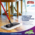 VanDuck 100% Cotton Terry Mop Pads 15x8 Inches 3-Pack, Terry Cloth Mop Covers (Handle is Not Included)