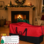 Bstge Christmas Tree Storage Bag, 7.5 ft, 600D Oxford, Red Black