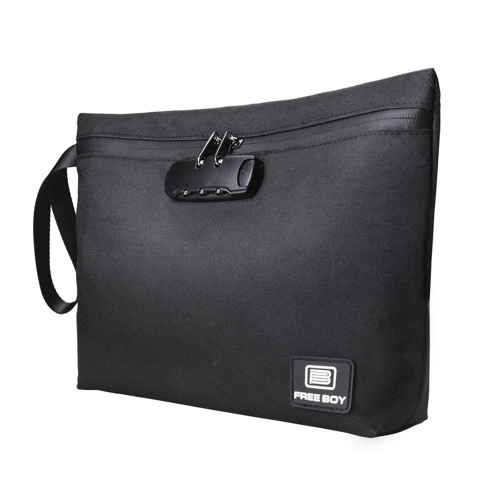 Free Boy 11.8"x8.6"Smell Proof Bags,Odor Proof Bag with Combination Lock,Smell Odor Case Container