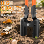 Post Hole Digger Hole Digger,58Inch 8Lb Fiberglass Steel Fence Planting