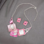 CSY Fashion Bohemian Statement Necklace Earrings Jewelry Set Women's Gifts
