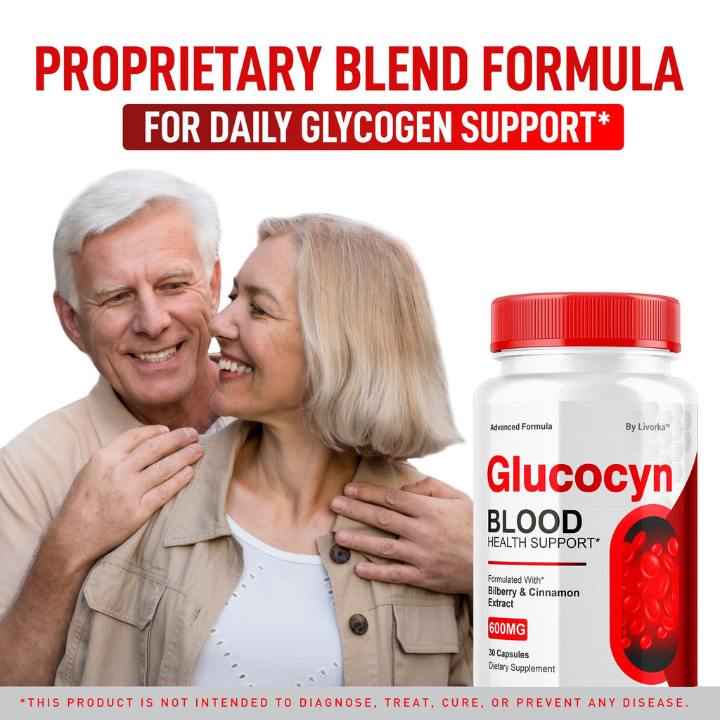 (3 Pack) Glucocyn - Glucocyn Capsules Glycogen Support, Official Gluco Cyn Supplement Pills Health & Wellness All Natural Ingredients, Glucosyn Plus Premium Advanced Formula, 90 Capsules for 3 Months