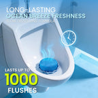 Urinal Cakes, Ocean Breeze Scent Urinal Deodorizing Block, Fresh Ocean Scent Urinal Pucks (Case of 12)