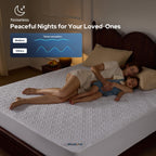 BEDLORE Waterproof Mattress Protector, Full Size Mattress Pad