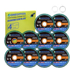 ONEGOTOOL 4-1/2 inch Indestructible Cutting Discs for Angle Grinder 7/8" Blades Cut Off Wheels Diamond Tool Metal rebar Porcelain Tile Granite Marble Smooth Cutter (10pcs)