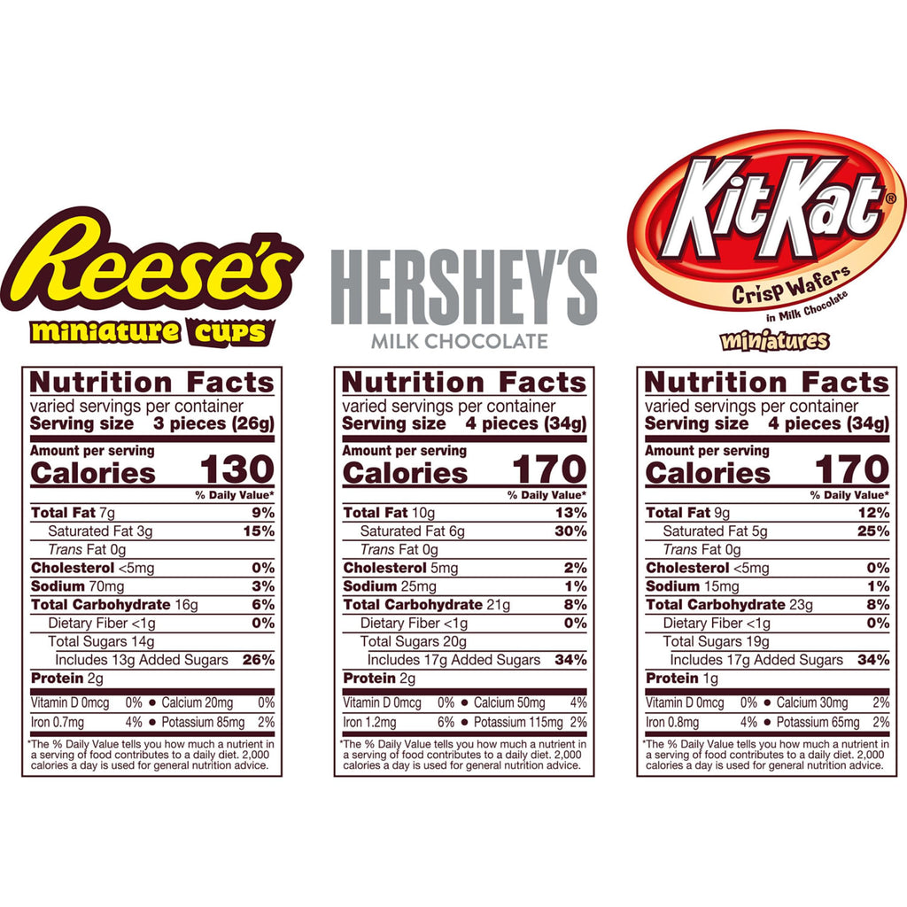 Hershey's Assorted Chocolate Halloween Candy Bulk Variety Pack, 80 oz