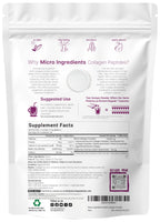 Micro Ingredients Multi Collagen Peptides Powder, 8oz – Hydrolyzed Type I,II,III,V,X with Biotin, Hyaluronic Acid, Vitamin C – Unflavored Collagen for Women & Men, Easy Dissolve, 20 Servings