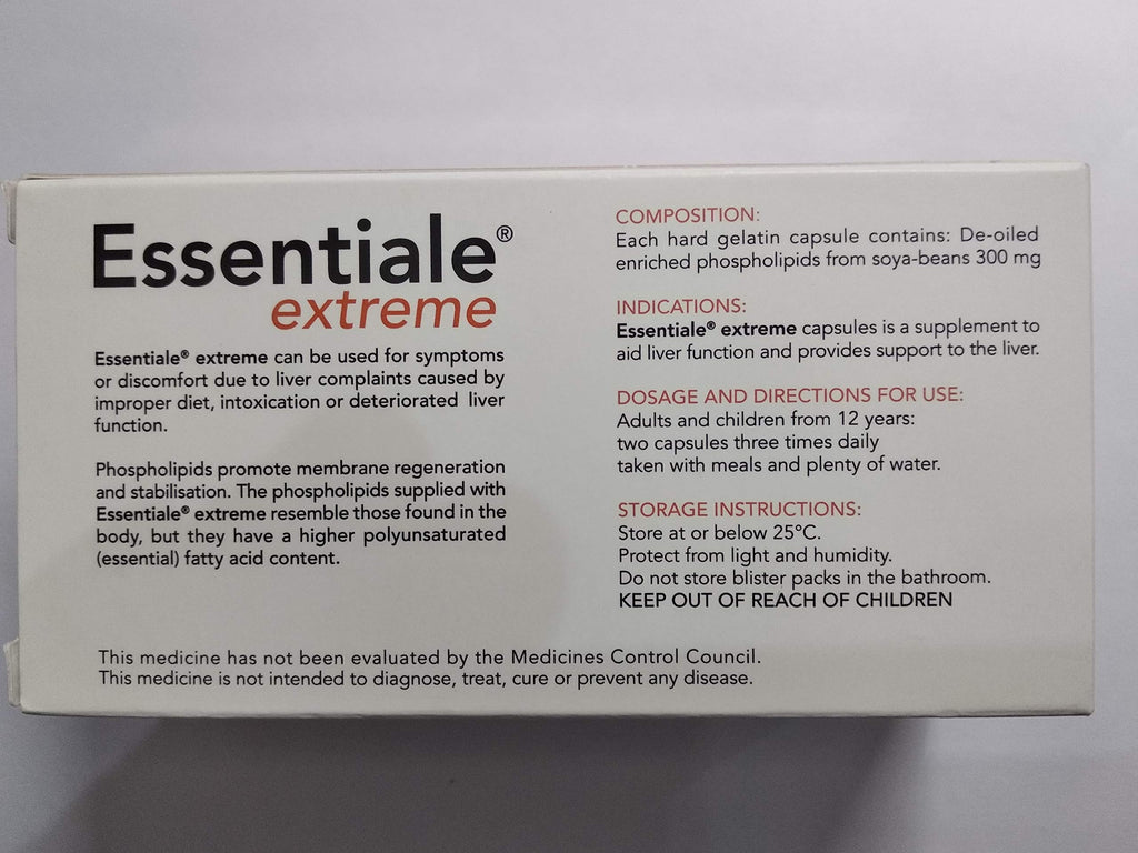 Essentiale Extreme by Sanofi. 50 Capsules. Same Product and Manufacturer as the 100 Capsule Bottle. Please See Above.