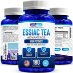 We Like Vitamins Essiac Tea Capsules - 180 Count Immune Support Supplement with Burdock, Sheep Sorrel, Slippery Elm & Turkey Rhubarb - Genuine Essiac Tea 900mg Daily Dose