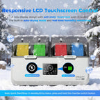 Creality Filament Dryer 4 Spools, Space Pi X4L Filament Storage Box, Dual Heating Chambers Dual 200W PTC Heats, Fast Drying Moisture-Free Storage, for PLA, PETG, TPU, ABS 1.75/2.85mm