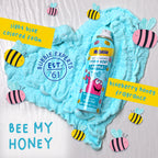 Mr. Bubble Limited Edition Foam Soap, Creativity Bath Soap, Cleans & Moisturizes, Bee My Honey (Blueberry Honey Scent), 4 oz, Pack of 4