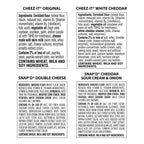 Cheez-It Cheese Crackers, Baked Snack Crackers, Lunch Snacks, Variety Pack (42 Packs)