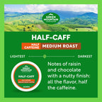 Green Mountain Coffee Roasters Half Caff, Single-Serve Keurig K-Cup Pods, Medium Roast Coffee Pods, 32 Count