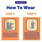 BRACEOWL-Carpal Tunnel Wrist Brace Adjustable Night Splint for Pain Relief, Tendonitis & Arthritis – Fits Left or Right Hand, Support for Men & Women