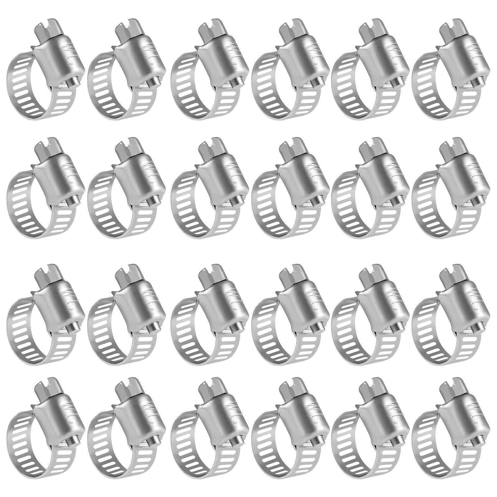 WINL Stainless Steel Hose Clamps (SAE#64 (2-1/2" ~ 4-1/2"))