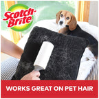 Scotch-Brite Everyday Clean Lint Roller, Lint Remover for Pet Hair, Dark Clothes, Furniture, and Dusty Surfaces, Picks Up Fur & Fluff in Your Home, Car, & Office, 5 Pack, 475 Adhesive Sheets Total