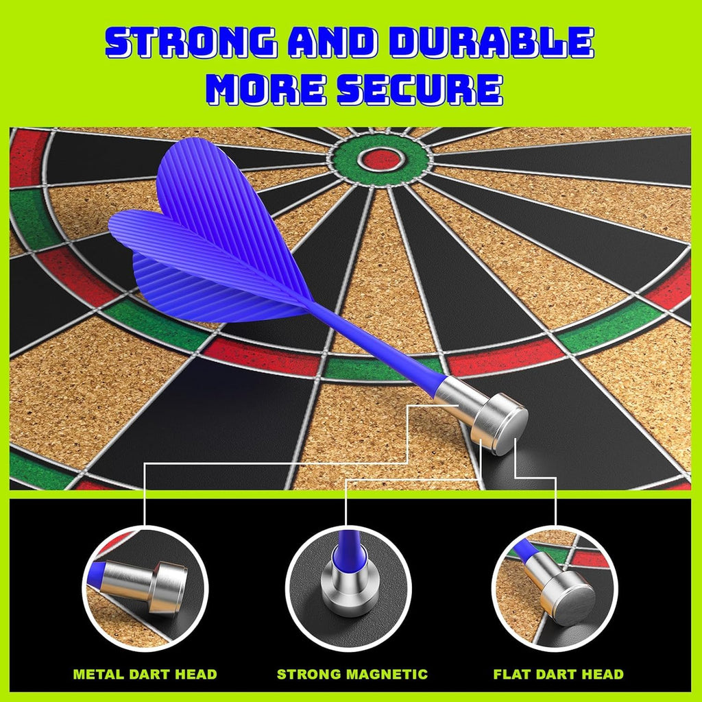 Magnetic Dart Board for Kids - 12pcs Magnetic Darts, Outdoor Kids Games
