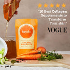 Brodo Organic Chicken Bone Broth, Protein-Rich Bone Broth with Collagen, Nourishing Chicken Broth Low Sodium for Sipping and Cooking, Slow-Simmered for Deep Flavor, (4x 25 oz. Pouches)