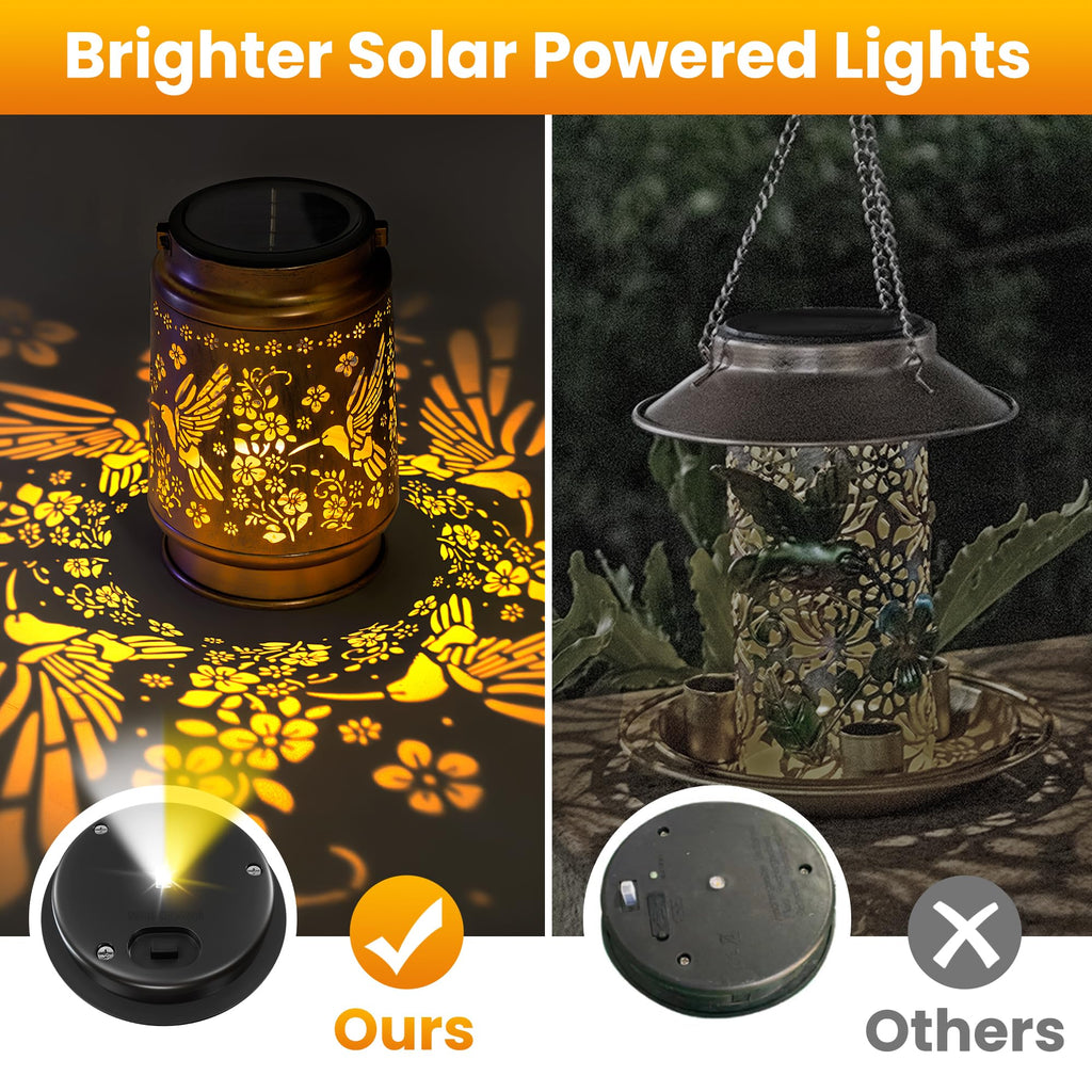 4 Pack Replacement Solar Light Parts for Lantern Solar Light Replacement Tops Waterproof LED Replacement for Outdoor Lanterns 2 Colors(Top 3.34 Inch, Bottom 2.83 Inch)