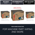 WypAll PowerClean X80 Cloths Heavy Duty Wipes (41041), Brag Box, Extended Use Towels, Blue (1 Pack of 152 Sheets, 152 Sheet Total)