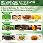 NaturePlanet Graviola Soursop Bitters Liquid Drops, 5000mg Soursop Fruit & Leaf Extract + 10 Bitters Botanicals for Immune Support Digestive Health Antioxidant Boost丨 Vegan 2 Fl Oz