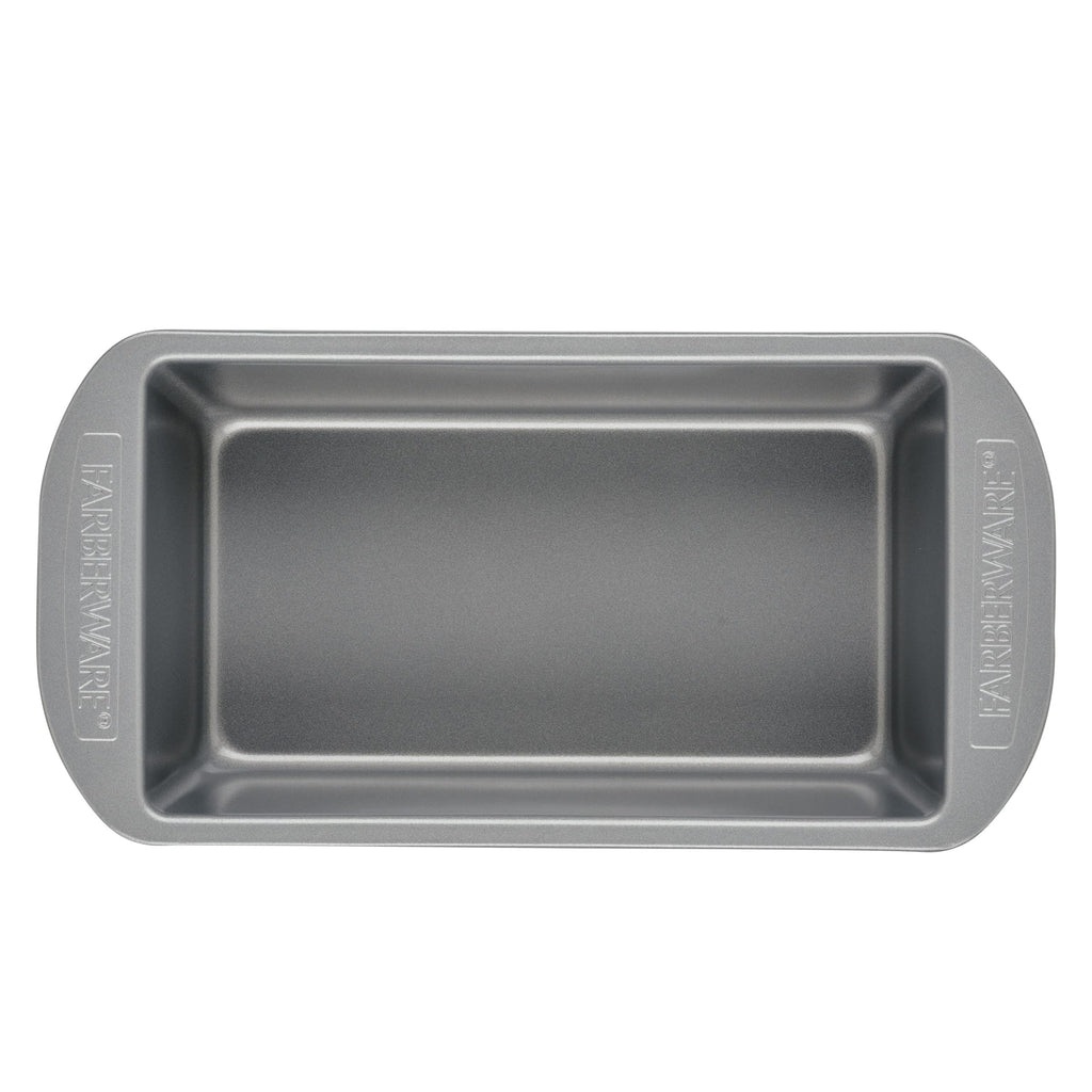Farberware Nonstick Bakeware 9-Inch x 5-Inch Loaf Pan, Gray