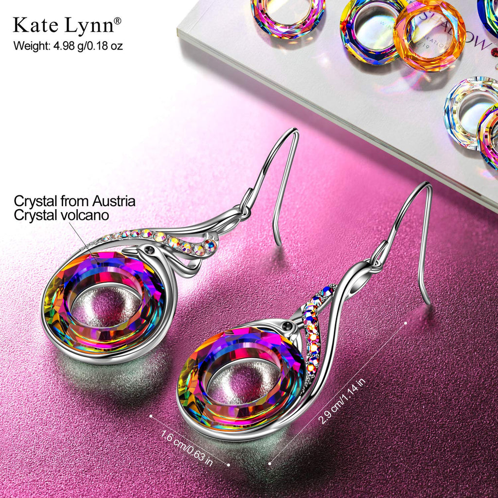 Kate Lynn Phoenix Earrings for Women, Christmas Birthday Gifts for Women, Crystal Earring Jewelry, Xmas Bday Gifts for Mom Grandma Wife Girlfriend Daughter Best Friend