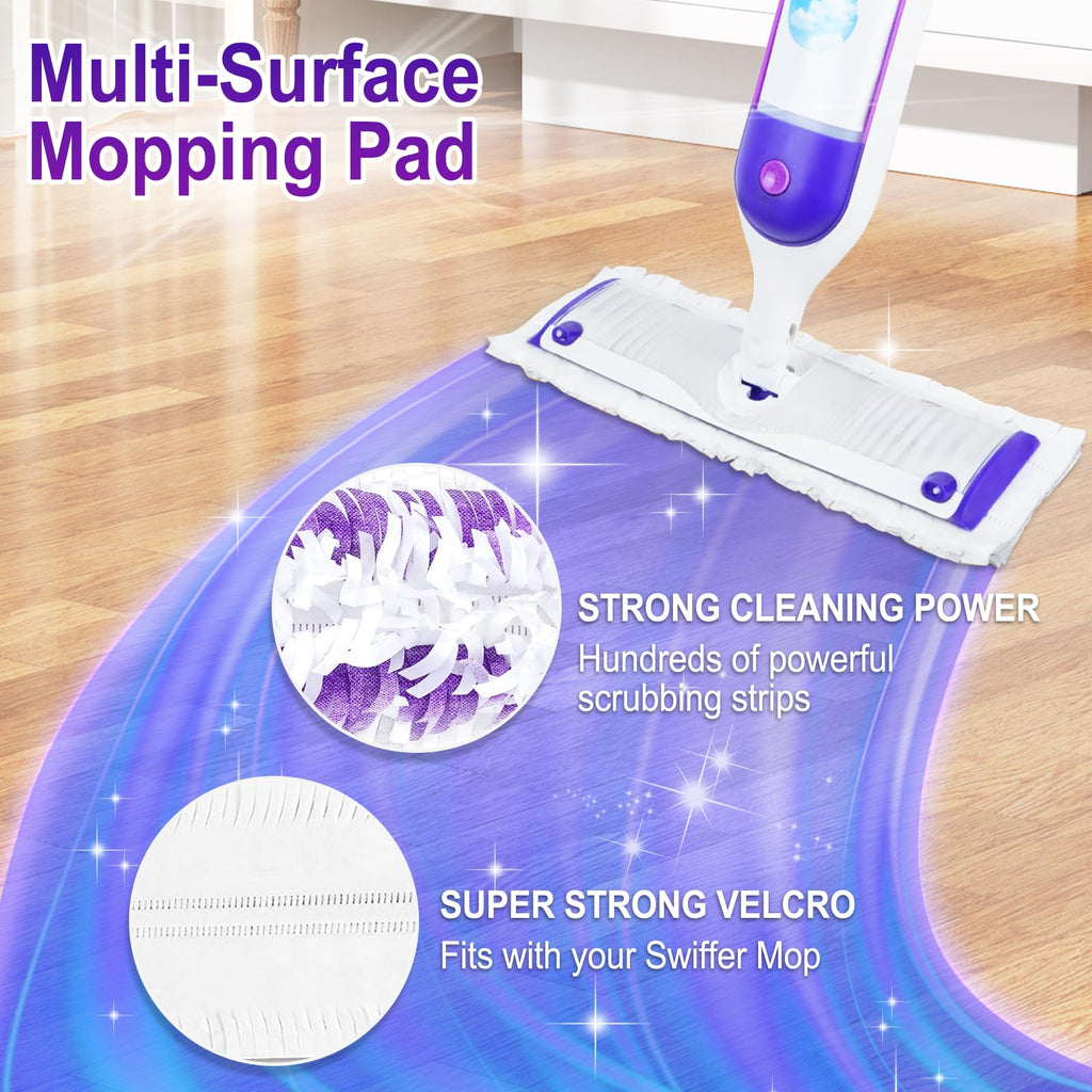 30 Pack Disposable Power Mop Pads for Swiffer Power Mop Pads,Compatible with Swiffer Power Mop Refills,Thickened Multi-Surface Replacement for Swiffer Wet Pads Refill on All Finished Floors