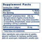 Life Extension MacuGuard Ocular Support with Saffron – Eye Health Supplement for Healthy Vision – with Lutein, Meso-zeaxanthin, zeaxanthin, Saffron – Gluten-Free, Non-GMO – 60 softgels