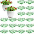 Pumtus 20 Pack Strawberry Supports, Strawberry Plant Stand With 3 Sturdy Legs, Strawberry Growing Racks, Strawberry Growing Frame Holder Cage, Keeping Berries Clean