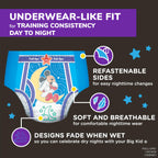 Pull-Ups Boys' Night-Time Potty Training Pants, Size 3T-4T, 60 Count