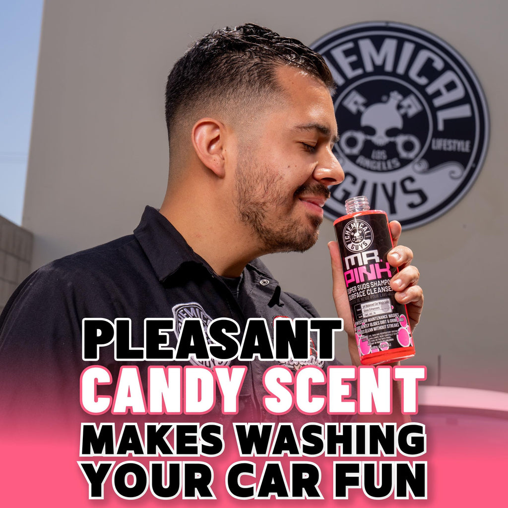 Chemical Guys, Mr. Pink Car Wash Soap, Foam Cannon & Bucket Wash, 64 oz