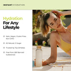 Instant Hydration Sugar Free Electrolytes Powder Packets - Lemon Lime Electrolyte Drink Mix & Travel Essentials - Post Workout Recovery, Brain Health, Muscle & Tissue Support - 20 Count