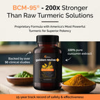 UpWellness Golden Revive + Joint Support Supplement Featuring Turmeric with Black Pepper, Quercetin, and Magnesium- Turmeric Boswellia Supplement - 6 Active Ingredients - 60 Capsules, 5 Pack